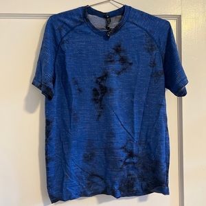 Lululemon Blue Nile Dye Metal Vent Tech Short Sleeve Shirt 2.0 - Men's Size MED